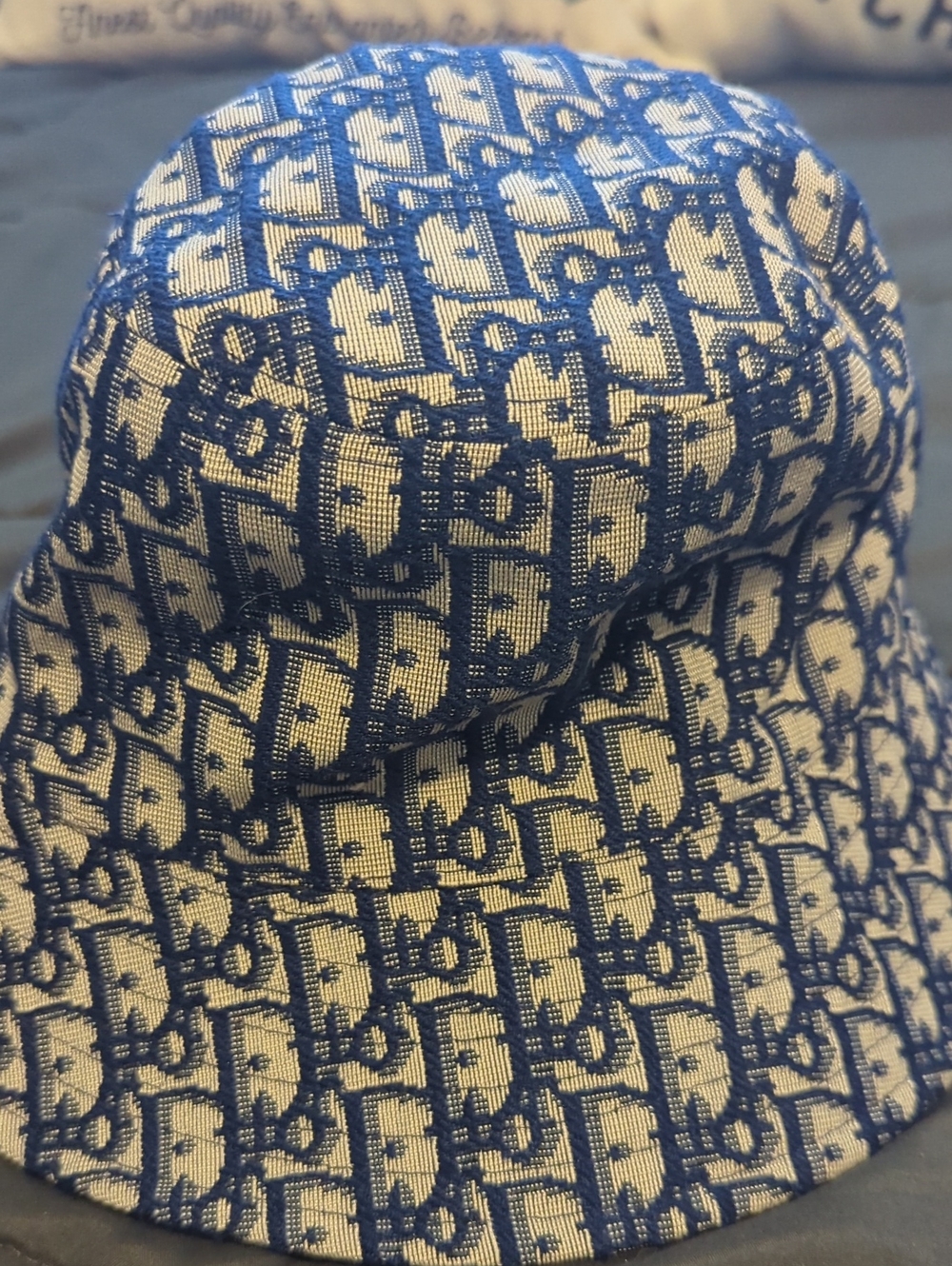 Dior Oblique Canvas Fabric Bucket Hat Unisex - Picture 3 of 3